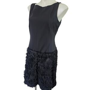 Piazza Sempione‎ Designer wool blend cocktail dress ruffled bottom IT 46 (US 10)